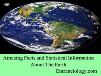 amazing facts and statistical information about the earth entranciology