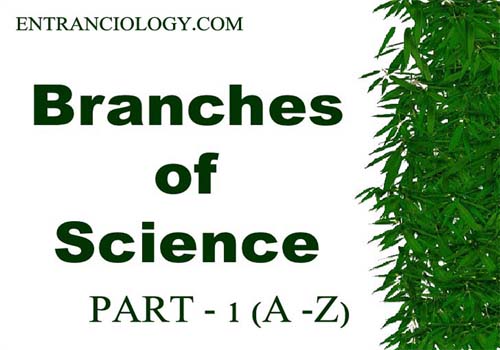 all branches of science