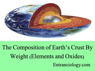 composition of earth crust by weight elements and oxides