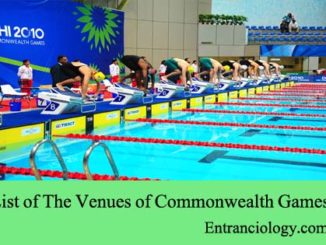 List of The Venues of Commonwealth Games entranciology
