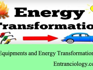 equipments and energy transformation using them entranciology